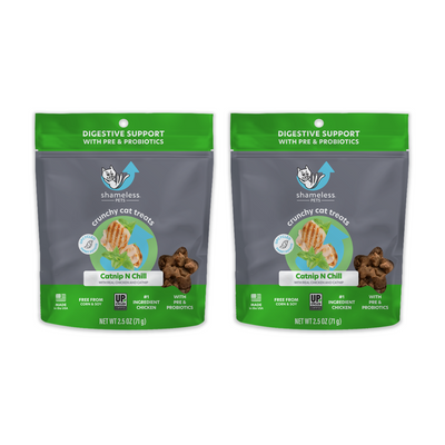 Tasty high-quality healthy chicken and catnip treats for cats made in the USA
