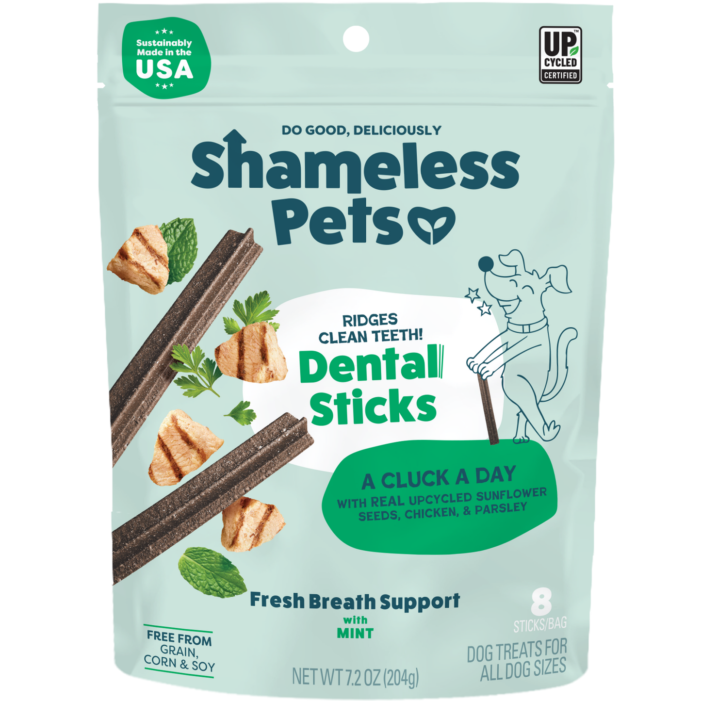A Cluck A Day Dental Sticks 8ct