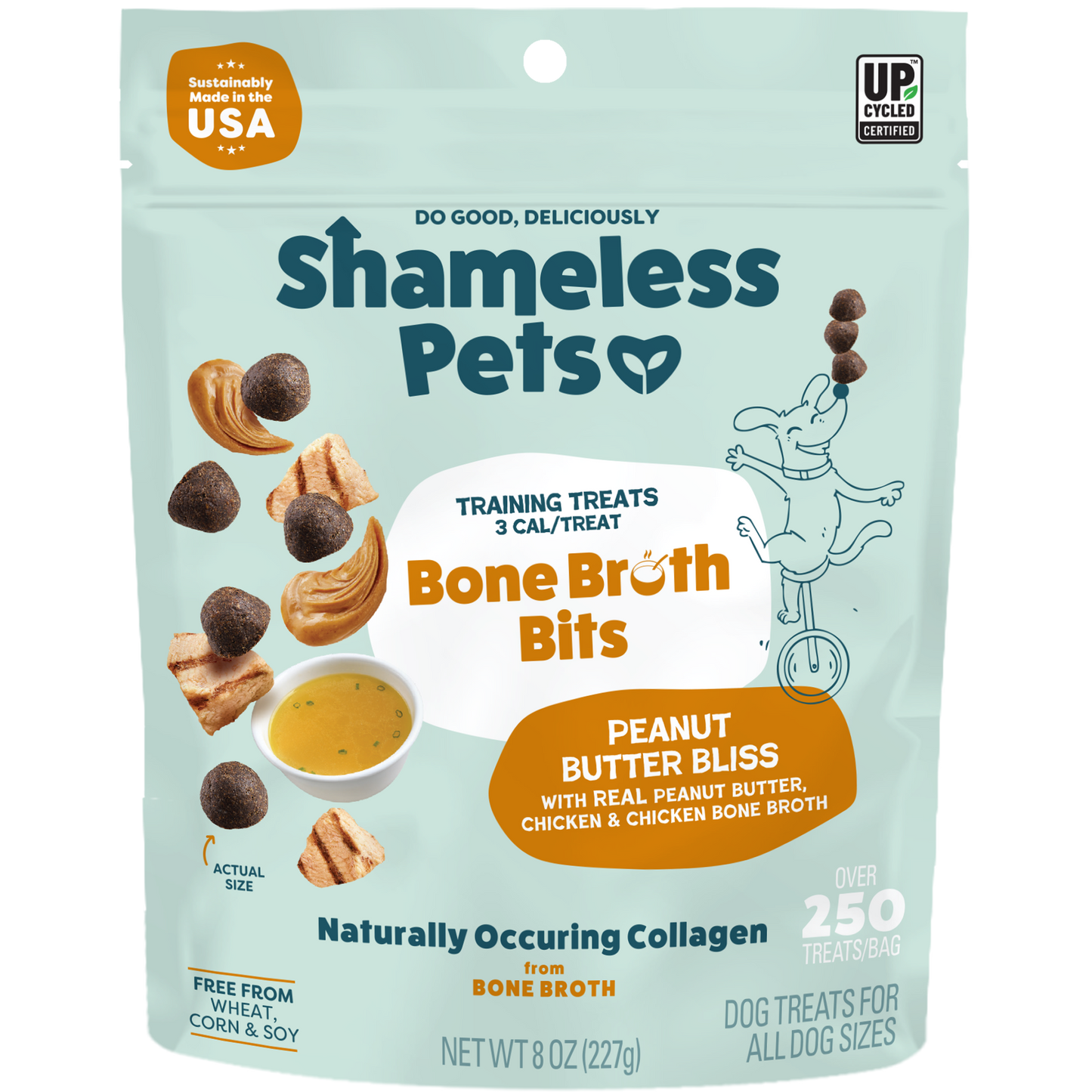 Peanut Butter Bliss Bone Broth Bits 8oz