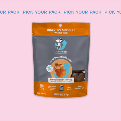 Subscribe and save 25% off your Pumpkin Nut Partay Soft Baked Biscuits Dog Treats order. Delivered right to your door. Free Shipping. All Natural Ingredients. 