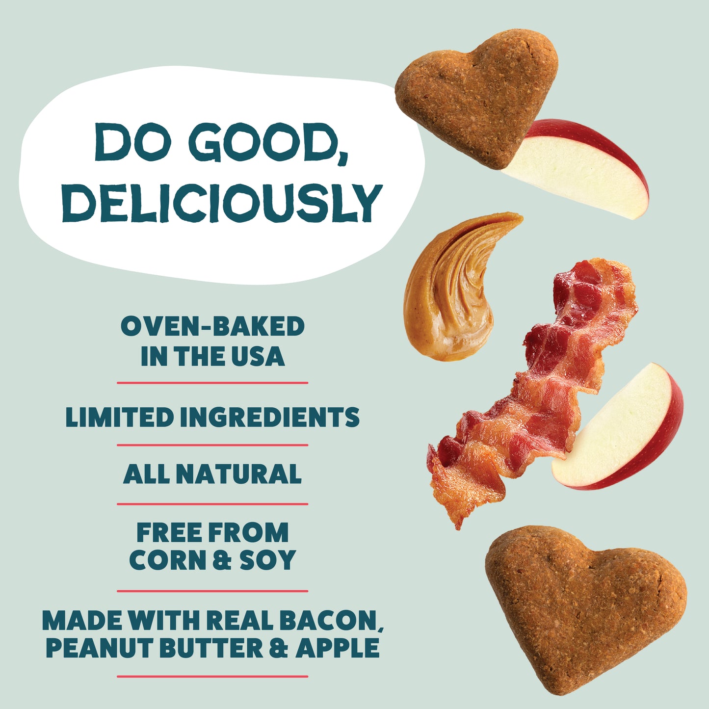 Bacon It Easy Crunchy Bites Dog Treats 12oz