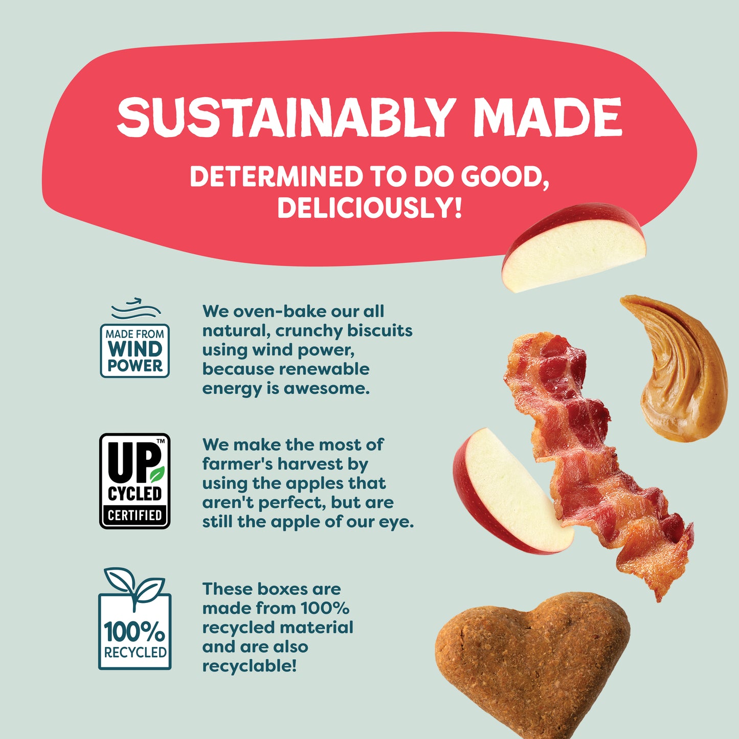 Bacon It Easy Crunchy Bites Dog Treats 12oz