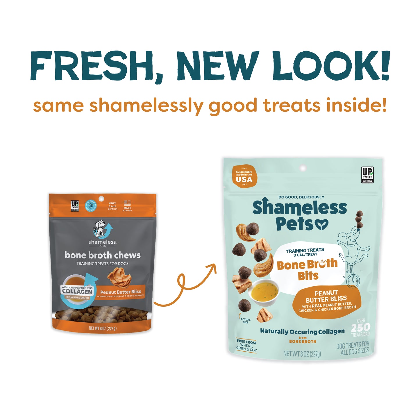 Peanut Butter Bliss Bone Broth Bits 8oz