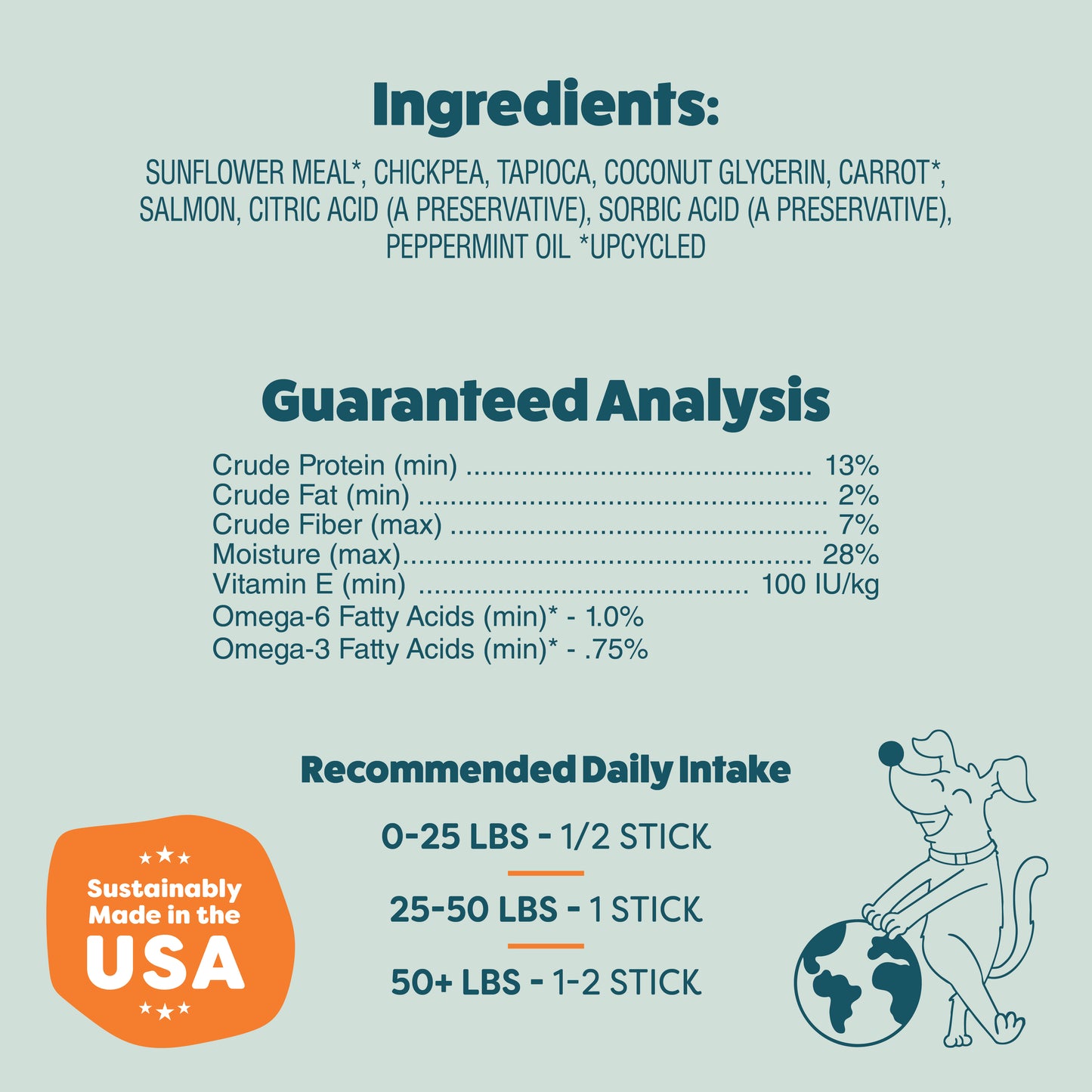Carrate Chomp Dental Sticks 8ct