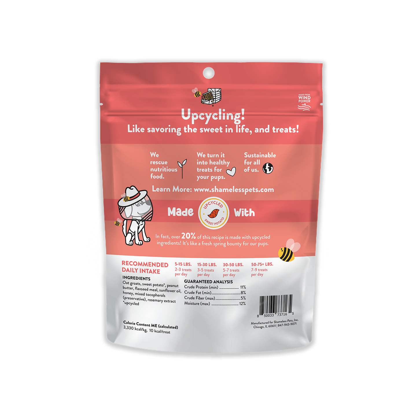 Bee Happy Biscuits Crunchy Dog Treats