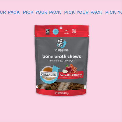 Subscribe and save 25% off on Bacon Hits Different Bone Broth Chews when you  sign up for our auto-delivery option. 