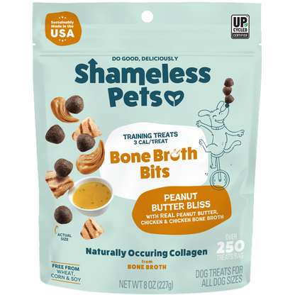 Peanut Butter Bliss Bone Broth Bits 8oz
