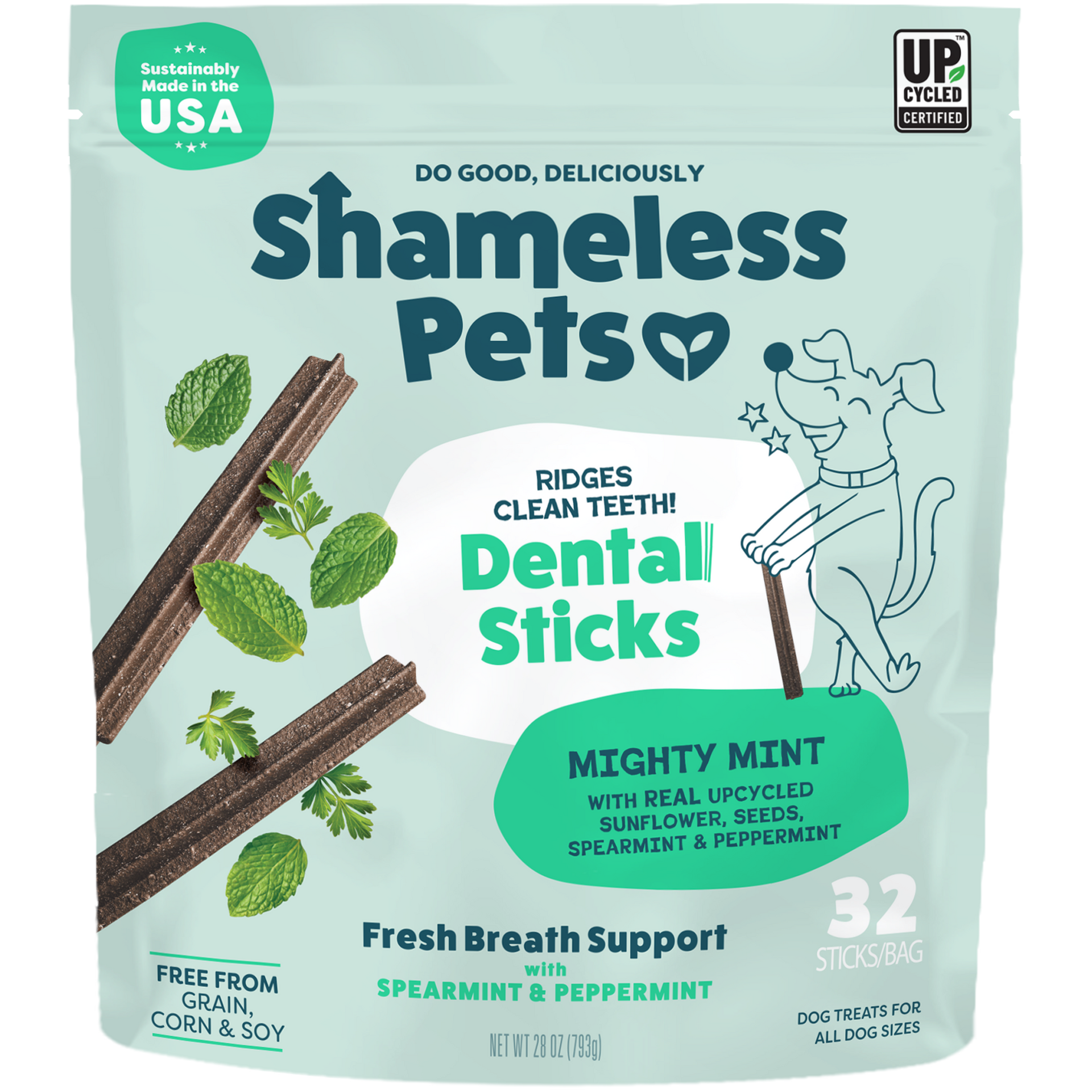 Dental Sticks | Mighty Mint | Grain-Free Dog Dental Treats