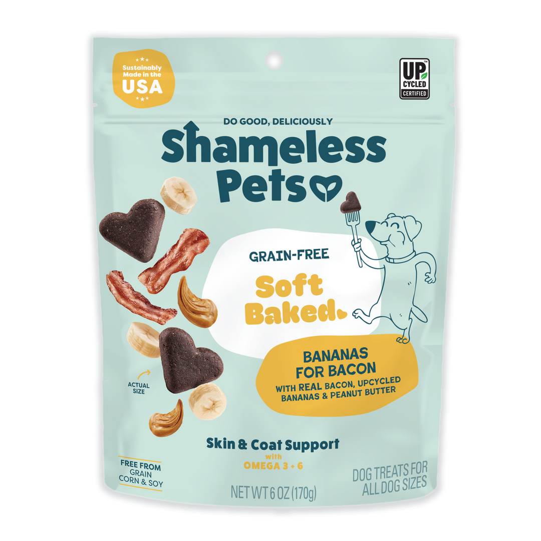 Shameless Pets Bananas for Bacon Soft Baked Dog Treats Shameless Pets Bananas for Bacon Soft Baked Dog Treats