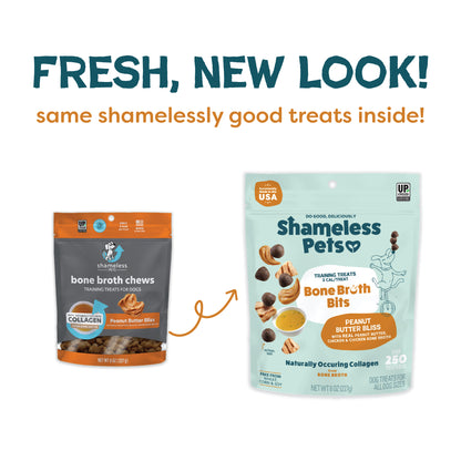 Peanut Butter Bliss Bone Broth Bits 8oz