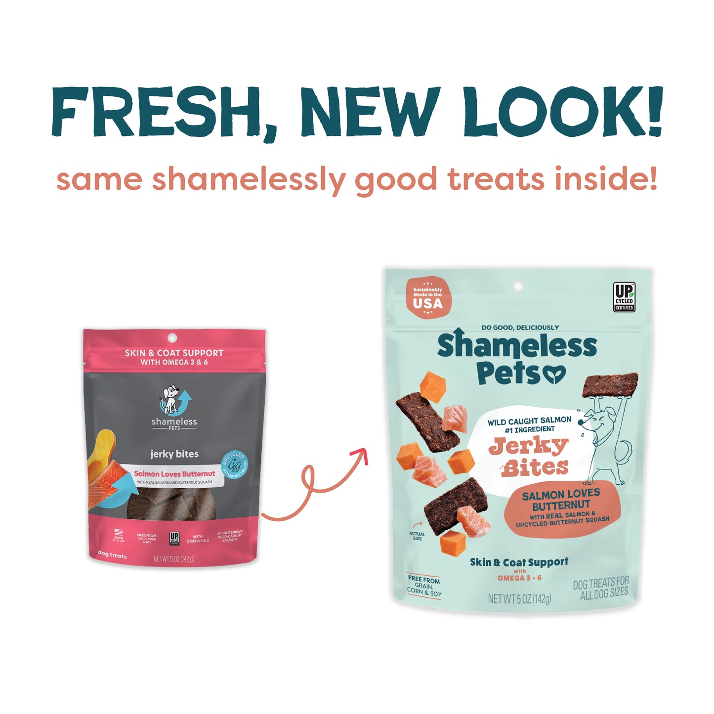 Salmon Loves Butternut Jerky Bites 14oz