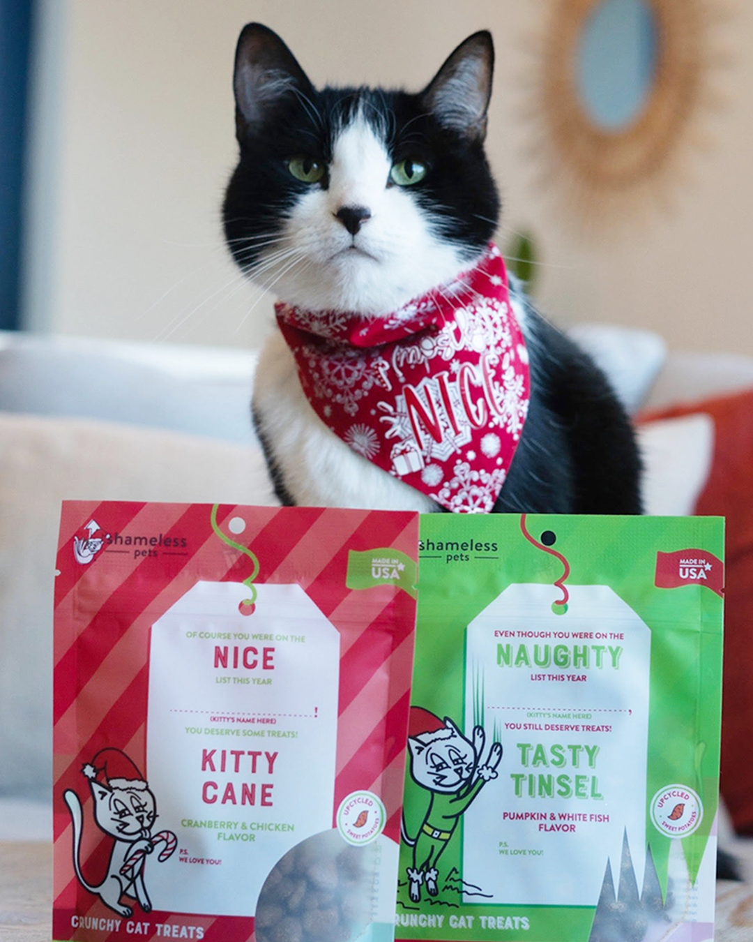 Holiday shop cat treats