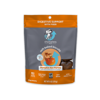 Pumpkin Nut Partay Soft Baked Dog Treats Biscuits are sustainable and grain free