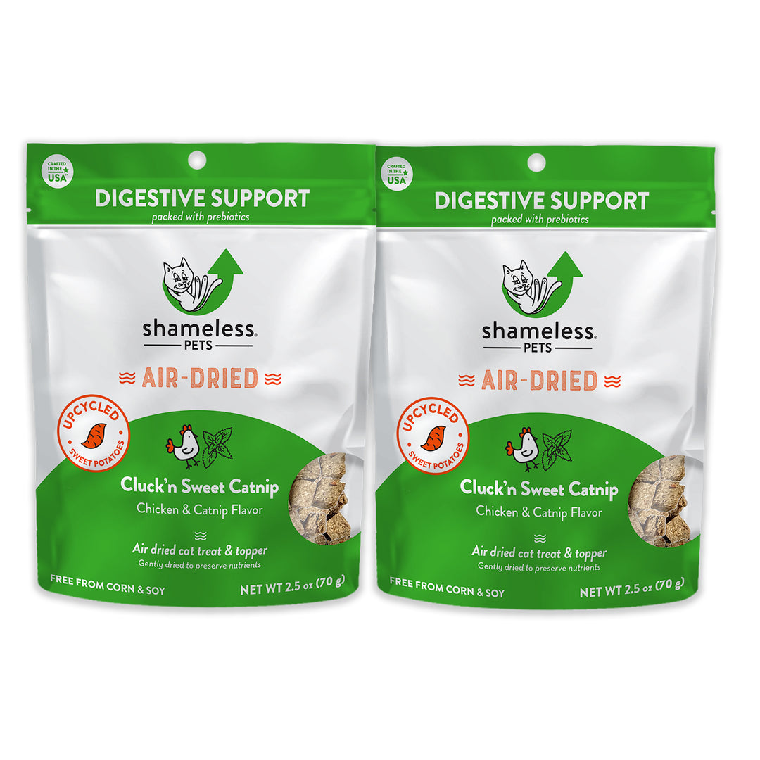 NEW! AirDried Cat Treat & Toppers Shameless Pets